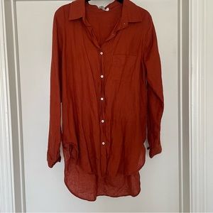 Monday Swimwear Linen Top